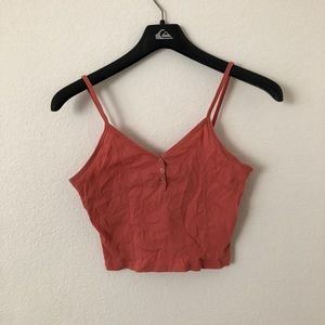 Coral Topshop Snap Tank Size M